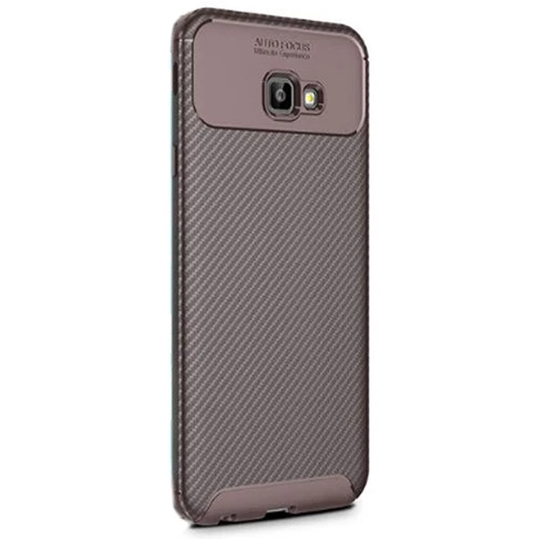 Gpack Samsung Galaxy J4 Plus Kılıf Negro Karbon Dizayn Silikon