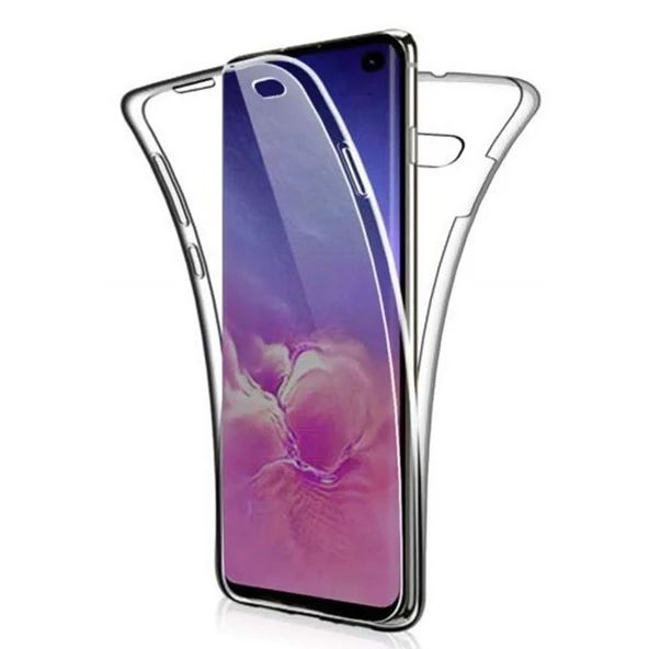 Gpack Samsung Galaxy S10 Plus Kılıf Ön Arka  Silikon Koruma