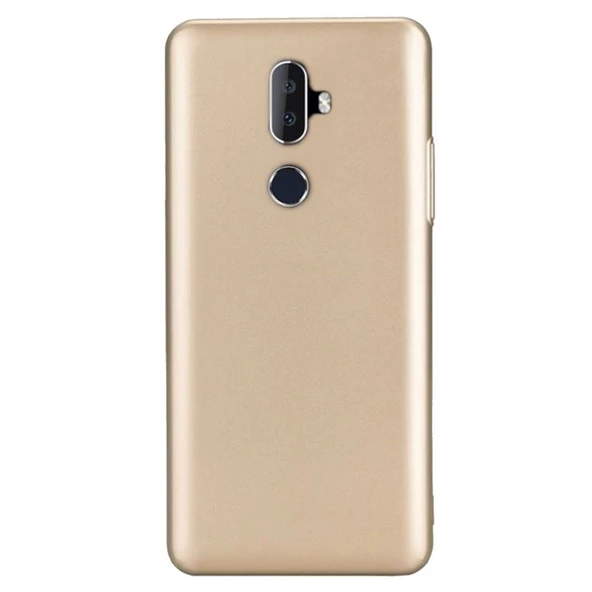 Gpack Alcatel 3V Kılıf Premier Silikon Esnek KorumaNano Glass