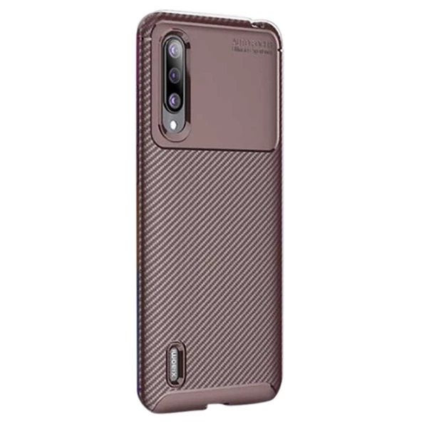 Gpack Xiaomi Mi 9 Lite Kılıf Negro Karbon Dizayn Silikon