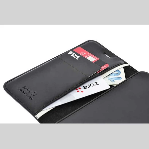 Gpack Xiaomi Redmi Note 9 Pro Kılıf Kar Delüx Cüzdan Kartvizitli Kopçalı - Resim 3