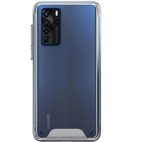 Gpack Huawei P40 Kılıf Gard Nitro  SilikonNano Glass Renksiz