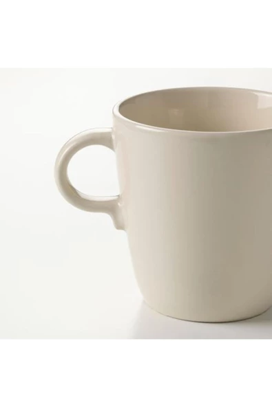 IKEA Fargklar Kahve Çay Fincan Bej Kupa 37 Cl 10 Cm - 2