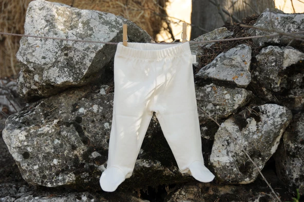 Naturaborn GOTS Organik Sertifikalı Bebek Patikli Pantolon - 2