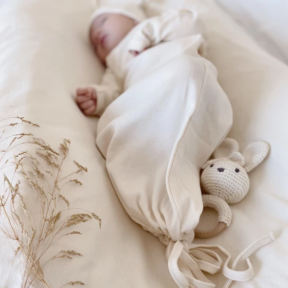 Naturaborn GOTS Organik Sertifikalı Bebek Açık Uyku Tulumu - 7