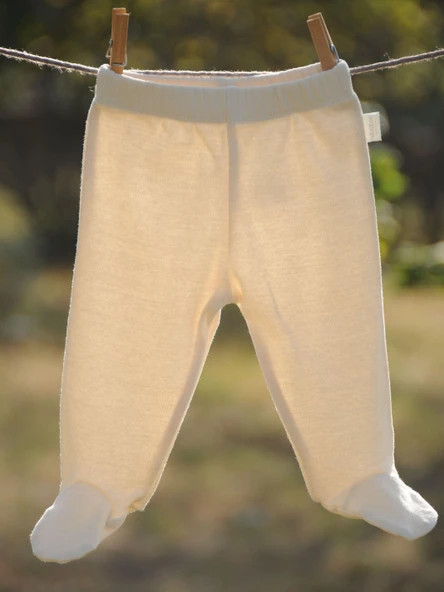 Naturaborn GOTS Organik Sertifikalı Bebek Patikli Pantolon - 8