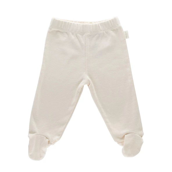 Naturaborn GOTS Organik Sertifikalı Bebek Patikli Pantolon - 3