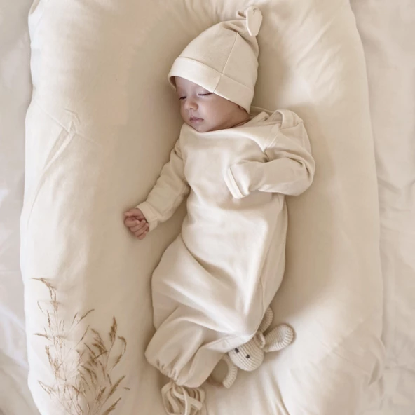 Naturaborn GOTS Organik Sertifikalı Bebek Açık Uyku Tulumu - 5