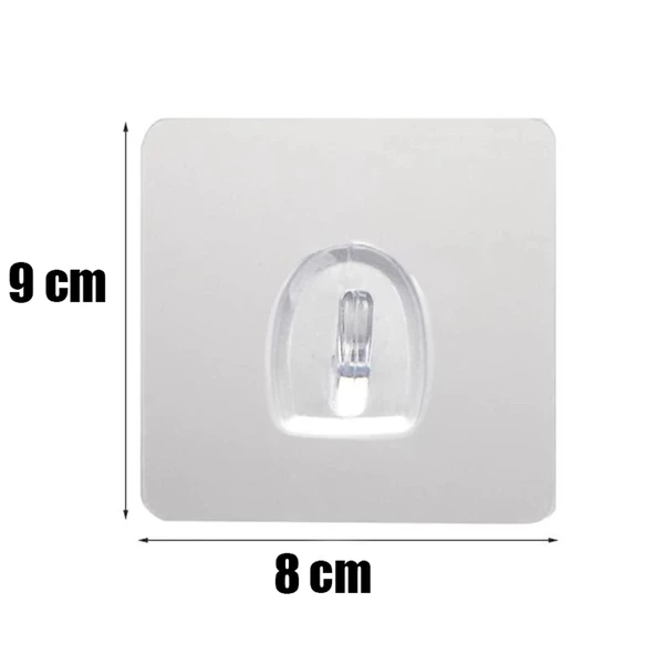 Kendinden Yapışkanlı Kapı Askılığı Duvar Banyo Mutfak Askısı GRİ - 6