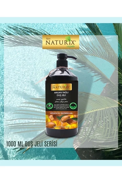 Argan Yağlı Duş Jeli & Japon Kirazı Çiçeği Duş Jeli 2'li Set Nemlendirici ve Ferahlatıcı 1000 Ml - 3