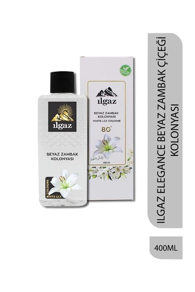 Beyaz Zambak Kolonyası 80 Derece 400 Ml Elegance Series