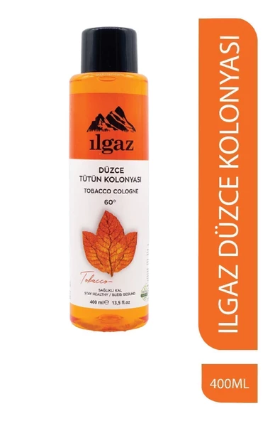 ILGAZ Tütün Kolonyası 400 Ml + Devanit 50 Ml Antibakteriyel Dezenfektan Jel Pürel Hediye