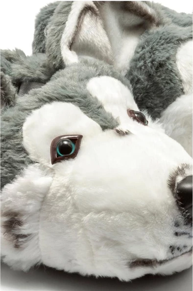 Twigy YY0272 Tw Sıberıa Hayvanlı Kadın Panduf Gri 36-41 - 2