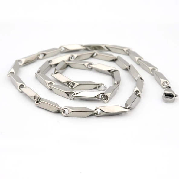 Pigado Paslanmaz Çelik Kibar Model Erkek Kolye 55 cm - 3