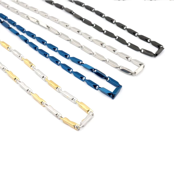 Pigado Paslanmaz Çelik Kibar Model Erkek Kolye 55 cm - 9