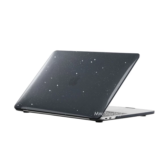 Macbook Air M1 Kılıf 13inç Simli Kristal Parlak (TouchID'li M1 Air) A2337 A2179 A1932 ile Uyumlu - 2
