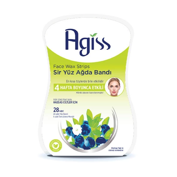 AGISS 28'li Sir Ağda Yüz Bandı Hassas Ciltler Için
