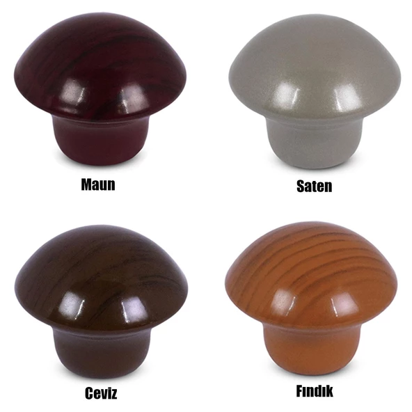 Mantar Düğme Kulp Çekmece Dolap Kapak Kulpu Kulbu Metal - 3