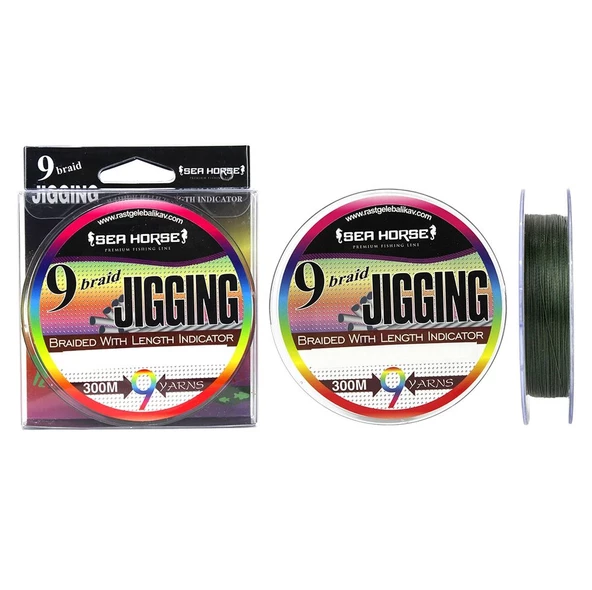 Sea Horse Jigging x9 0,30 300 Mt Green