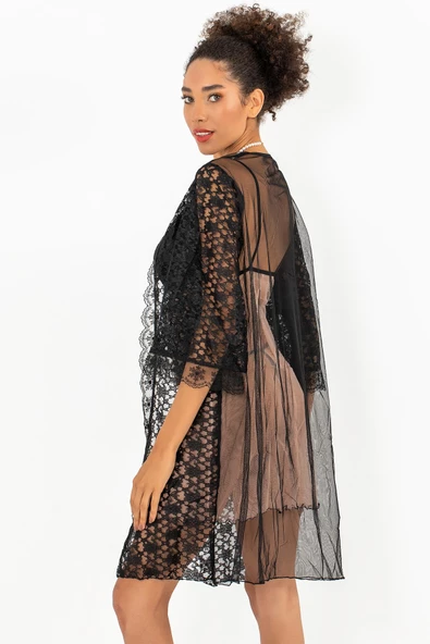 Phevos 3'lü Gecelik ve Sabahlık Takımı-3814 - 5