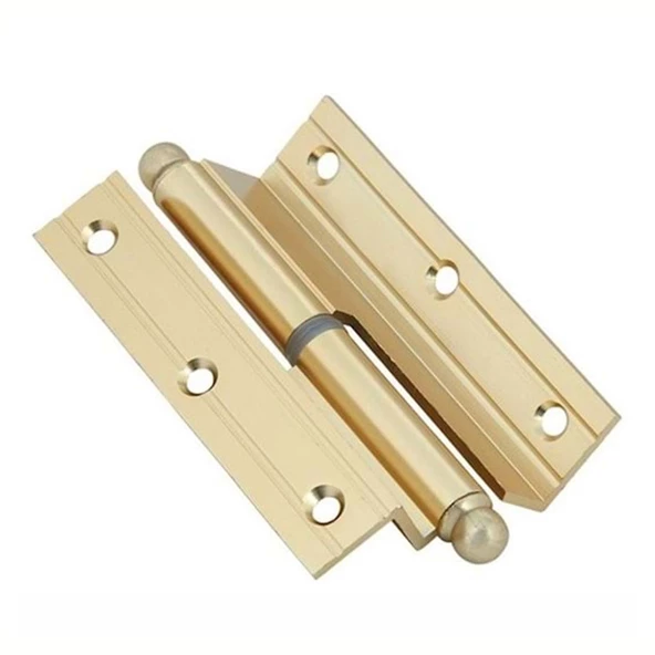 Nobel Cumbalı Alüminyum Sarı Menteşe 12 cm (SAĞ - SOL SEÇİNİZ) - 2