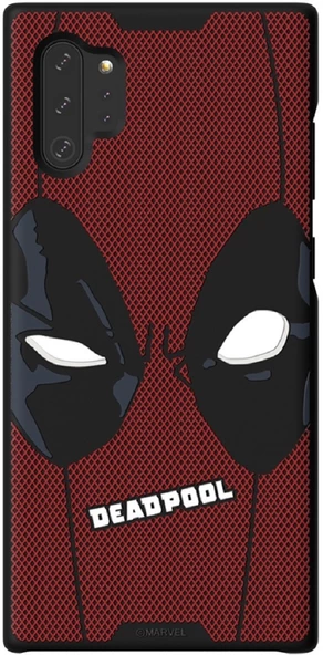 Samsung Galaxy Note 10+ Plus Kılıf Marvel Deadpool Rugged Smart Cover, Kırmızı