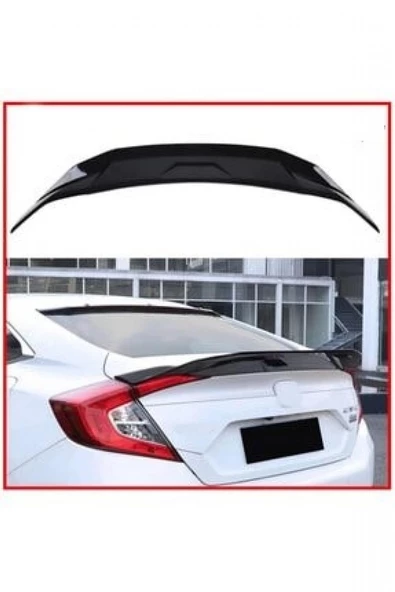 Honda Civic Fc5 16-21 JDM Spoiler Plastik Pianoblack - 3