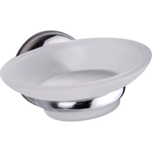 SAS Yuvarlak Havluluklu 5li Banyo Aksesuar Seti Kapaklı KROM - Resim 5