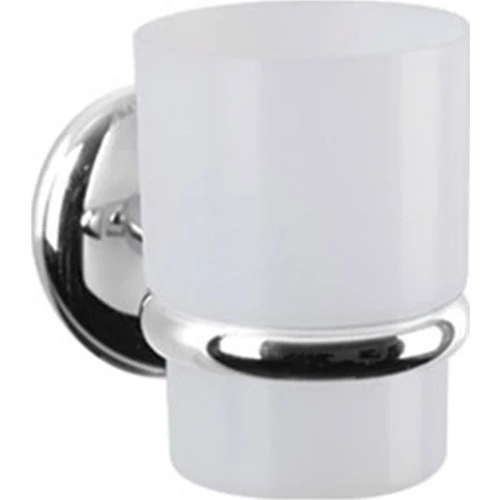 SAS Yuvarlak Havluluklu 5li Banyo Aksesuar Seti Kapaklı KROM - Resim 4