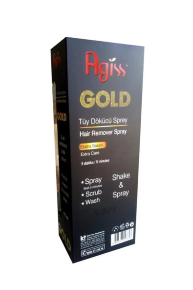 2 Adet Agiss Gold Tüy Dökücü Sprey 175 ml Ekstra Bakım - 3