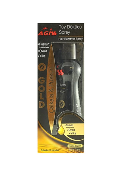 Agiss Tüy Dökücü Gold Sprey 175 ml