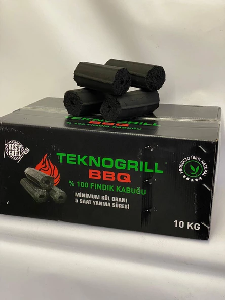 Narım %100 Fındık Kabuğu Mangal Kömürü 10 KG - 3