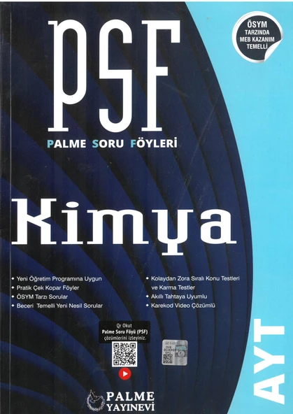 Palme Ayt Kimya Palme Soru Föyleri