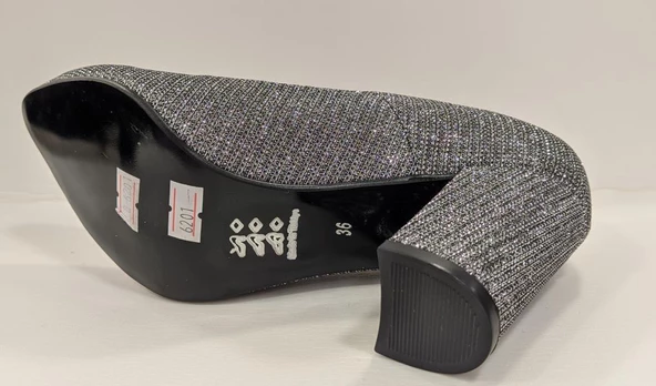 BEETY 25.6201 SİMLİ KALIN TOPUK  STİLETTO KLASİK  AYAKKABI - 9