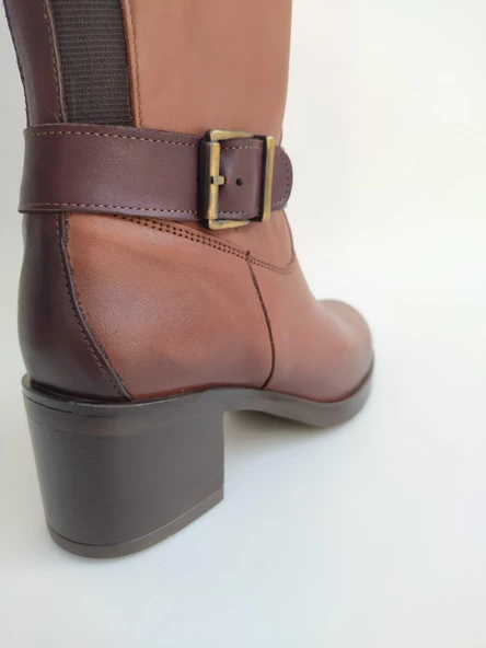 VENÜS 1950912K TOPUKLU  DERİ KADIN BİNİCİ ÇİZME - 3