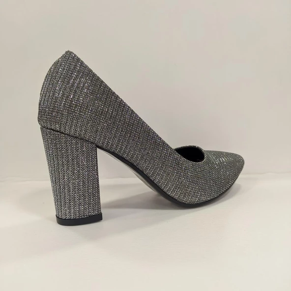 BEETY 25.6201 SİMLİ KALIN TOPUK  STİLETTO KLASİK  AYAKKABI - 7