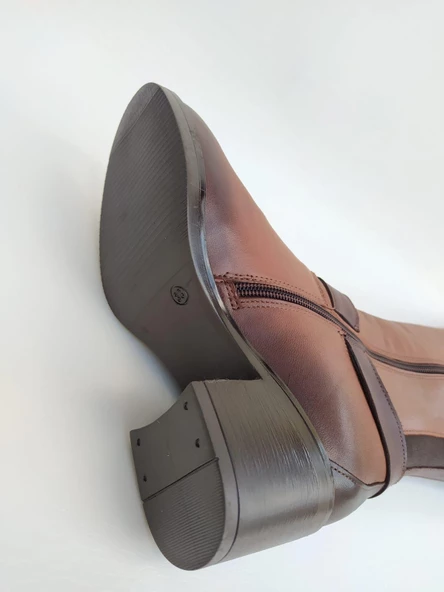 VENÜS 1950912K TOPUKLU  DERİ KADIN BİNİCİ ÇİZME - 5