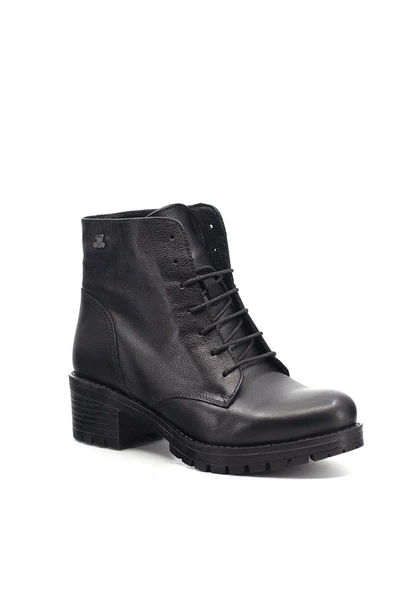 VENÜS 3312K FERMUARLI TOPUKLU DERİ KADIN BOT - Resim 6