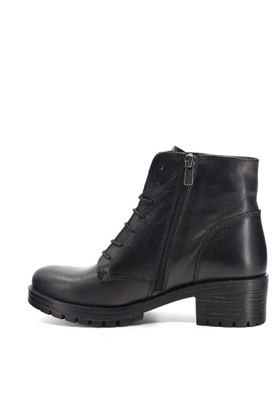 VENÜS 3312K FERMUARLI TOPUKLU DERİ KADIN BOT - Resim 7