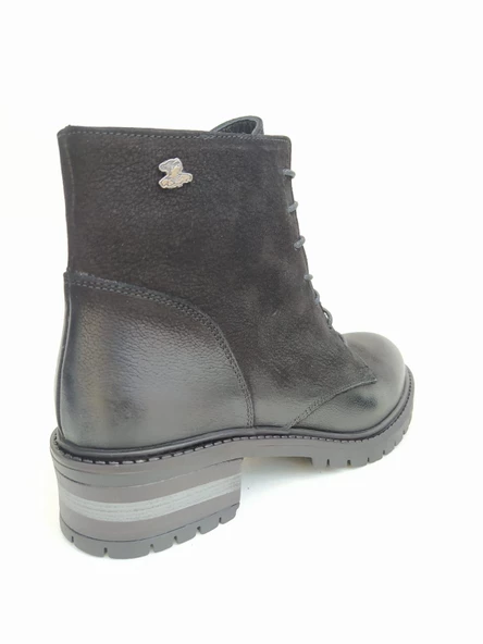 VENÜS 3312K FERMUARLI TOPUKLU DERİ KADIN BOT - Resim 3