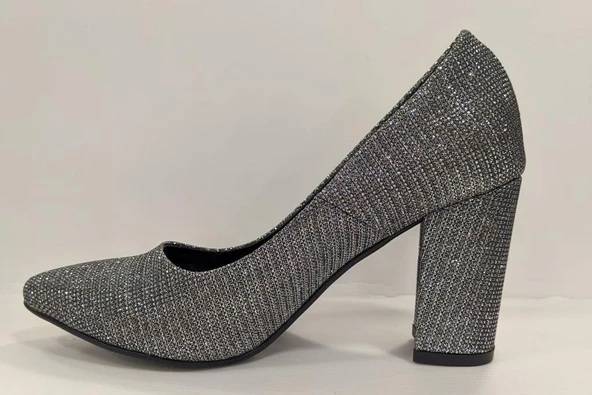 BEETY 25.6201 SİMLİ KALIN TOPUK  STİLETTO KLASİK  AYAKKABI - 10