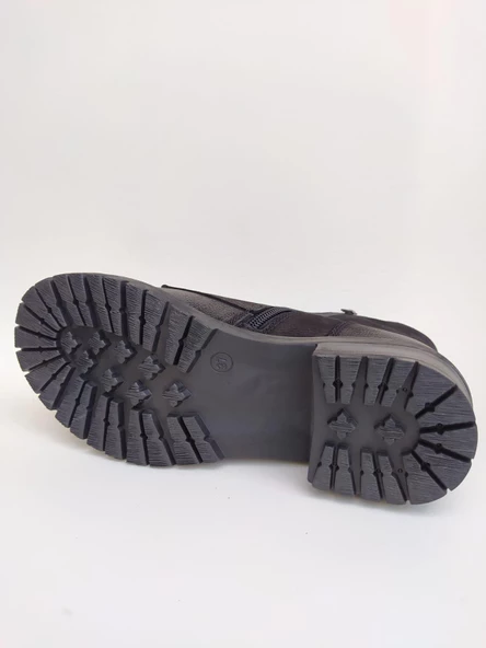 VENÜS 3312K FERMUARLI TOPUKLU DERİ KADIN BOT - Resim 4