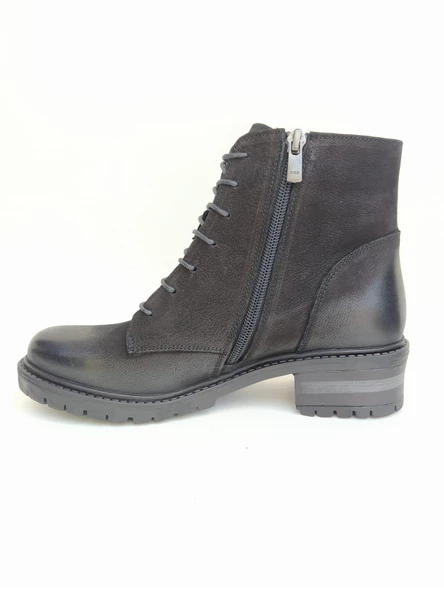 VENÜS 3312K FERMUARLI TOPUKLU DERİ KADIN BOT - Resim 5