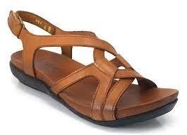 VENÜS 206Y KADIN DÜZ TABAN DERİ ORTOPEDİK SANDALET - 3