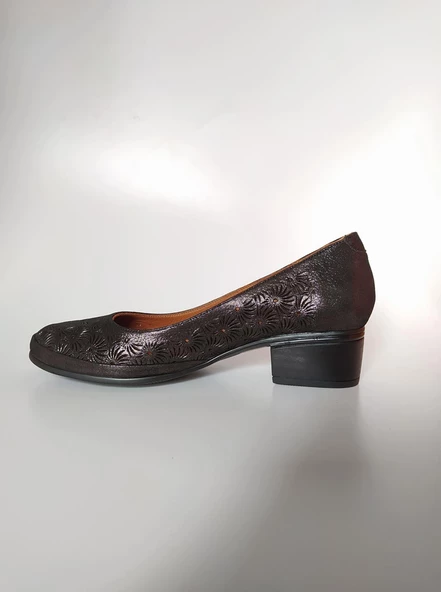 MESSİMOD H20Y4012 DERİ ORTOPEDİK ABİYE KADIN AYAKKABI - 7