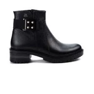 VENÜS 3309K HAKİKİ DERİ AZ TOPUKLU TOKALI GÜNLÜK KADIN BOT - Resim 3