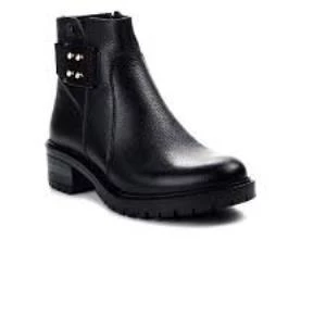 VENÜS 3309K HAKİKİ DERİ AZ TOPUKLU TOKALI GÜNLÜK KADIN BOT - Resim 2