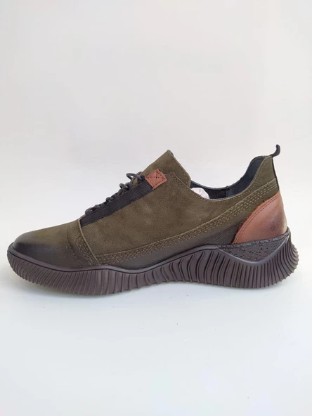 VENÜS1953859K ORTOPEDİK DERİ GÜNLÜK AYAKKABI - Resim 4