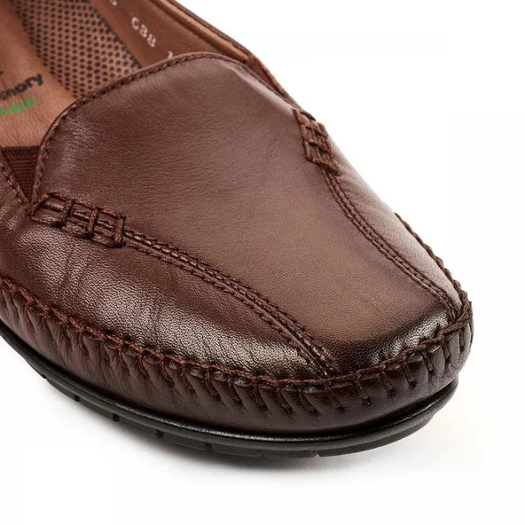 FORELLİ MARLA 51306 ESNEK ORTOPEDİK DERİ KADIN AYAKKABI - Resim 10