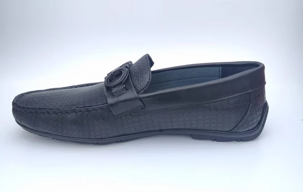 MARCOMEN 13157 İNCE TABAN TOKALI LOAFER DERİ ERKEK AYAKKABI - 3